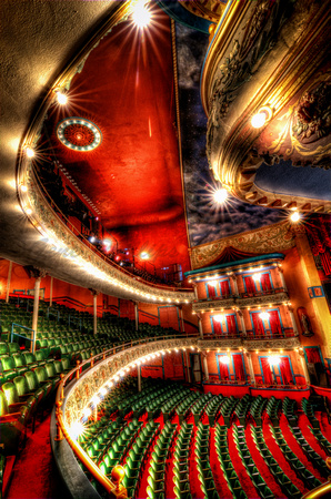 Macon Grand Opera House.  HDR.