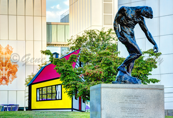 Shade Statue Lichtenstein House at the High Museum of Art in Atlanta.