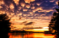 Mammatus Clouds Over Lake Lanier 6.13.13