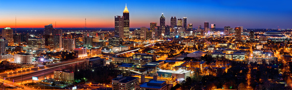 Atlanta sunrise from the Midtown Atlantic.