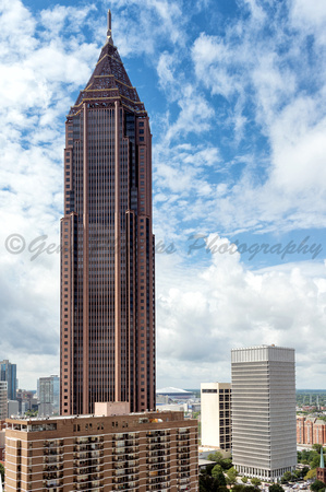Downtown Atlanta featuring Bank of America Plaza.
