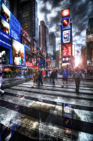 Times Square.  HDR
