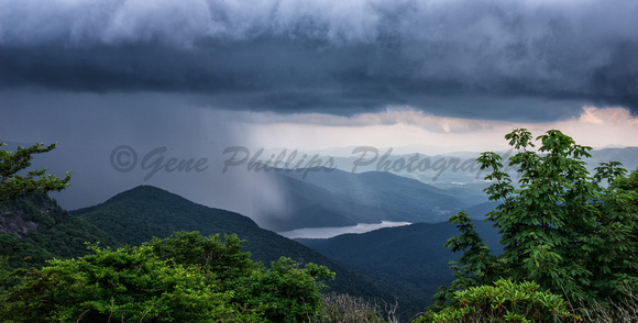 Storm in the North Carolina Mountains near the BRP.
