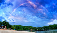 Rainbow over Lake Lanier Islands Resort